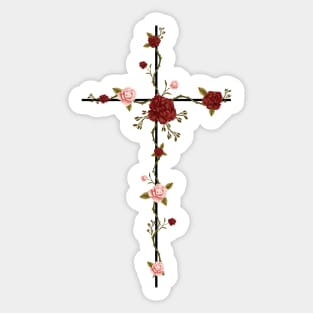 Cross Sticker